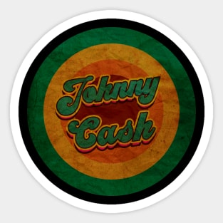 johnny cash Sticker
